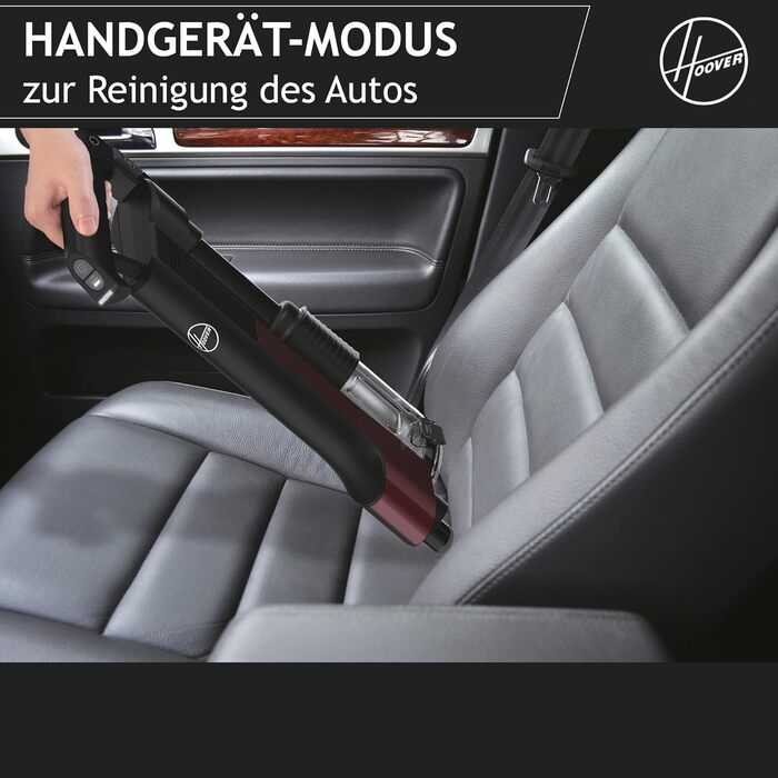 Пилосос Hoover HF201H 011 для твердих підлог, чорний/малиновий, HF2 Home Hard Floor