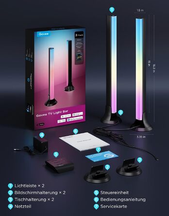 Світлодіодні LED-панелі Govee RGBWIC: інтелектуальна підсвітка для телевізора та ПК