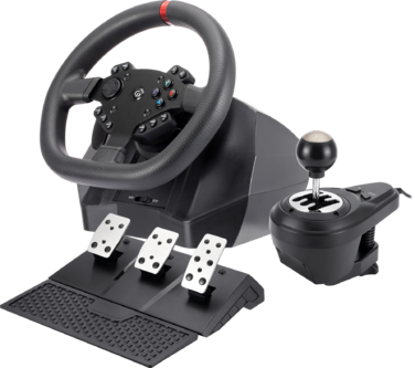 Ігрове кермо GamePro RW575PM з педалями та коробкою передач XBOX ONE/PS4/PS3/PC/SWITCH