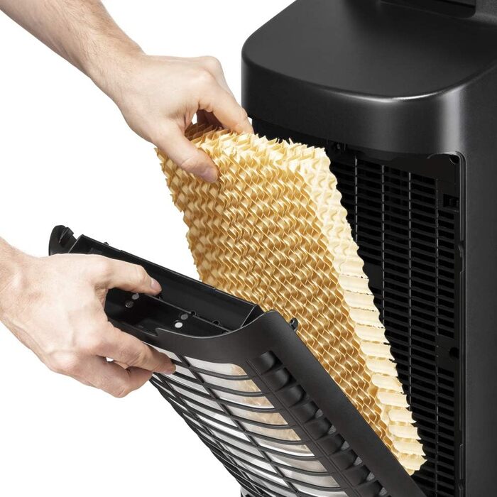 Мобільний повітряний охолоджувач TROTEC PAE 22 3-в-1: охолоджувач, зволожувач, вентилятор, бак 6 л, 0,9 л/год, 4 швидкості, таймер, нічний режим, 330 м³/год