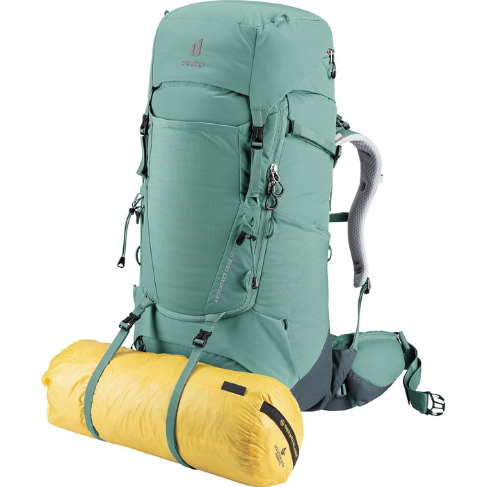 Жіночий трекінговий рюкзак deuter Aircontact Core 45+10 SL, 45+10 л, нефрит-графіт, модель 2024