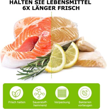 Пакети вакуумні Bonsenkitchen Profi 20x30 см (100 шт) для харчових продуктів, Sous Vide, BPA-free
