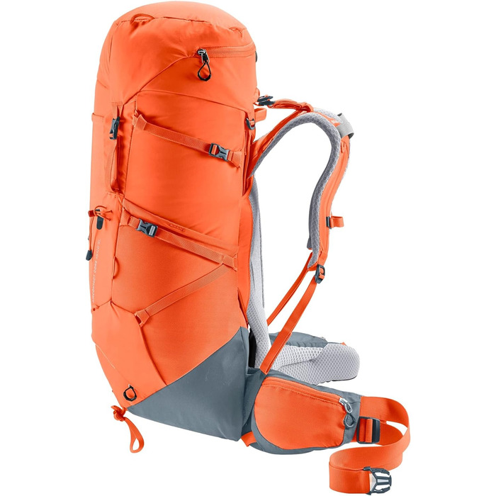 Жіночий трекінговий рюкзак Deuter Aircontact Core 45+10 л, паприка-графіт