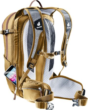 Жіночий велосипедний рюкзак Deuter Compact EXP 12 SL, 12 л, колір фіолетово-бежевий (raisin-almond)