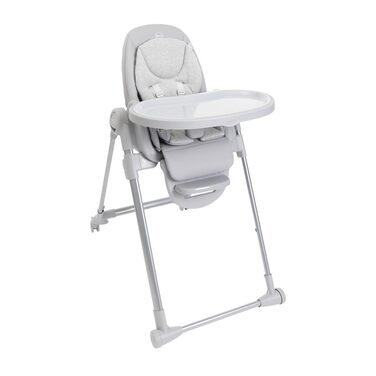Дитячий стільчик Chicco Polly Armonia 3в1, сірий, до 40 кг, 9 рівнів висоти, регульована підніжка