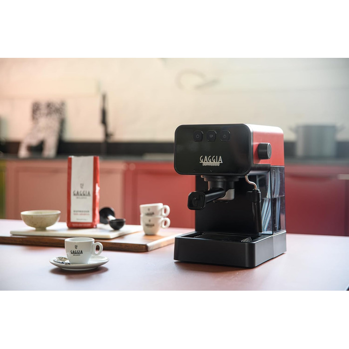 Кавомашина Gaggia Espresso Style Rosso EG2111/03 - еспресо, червона