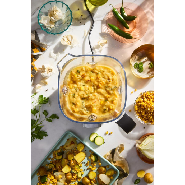 Блендер стаціонарний KitchenAid 5KSB2073EPL Pure Power, 1.5 л, білий перламутр - для смузі, супів, крихти льоду
