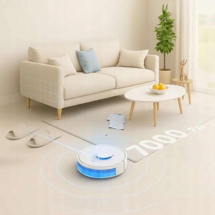 Робот-пилосос RoboJet Vision MAX, білий