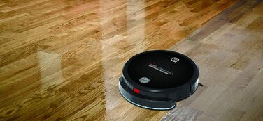 Робот-пилосос Hoover H-GO 300 HYDRO з функцією вологого прибирання для всіх типів підлог і килимів, 5 програм, 120 хв роботи, сенсор перешкод, захист від падінь