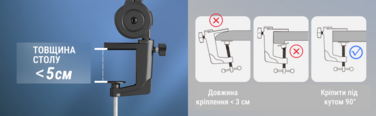 Стійка-пантограф Fifine BM63W