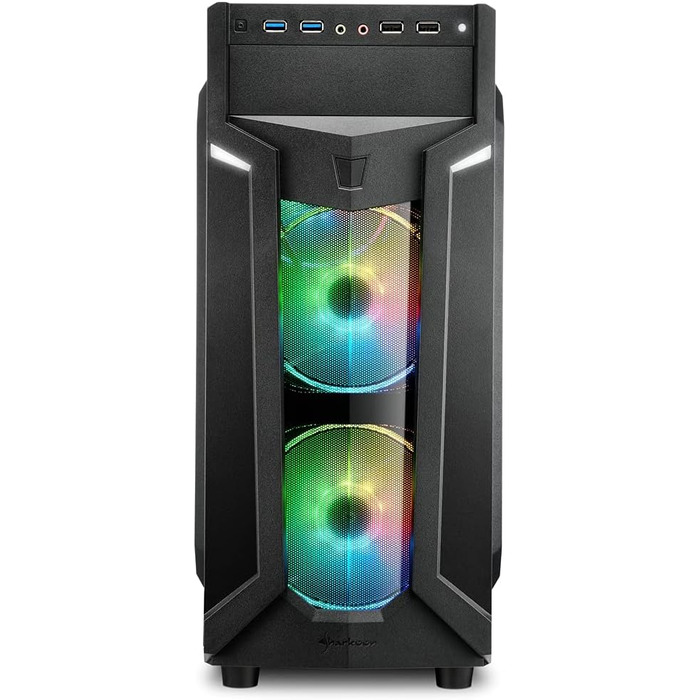 Комп'ютерний корпус Sharkoon VG6-W з RGB підсвічуванням