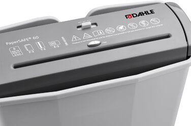Шредер Dahle PaperSAFE PS 140: Партійний різак, без масла, 12 л, сірий (6 аркушів, P2)