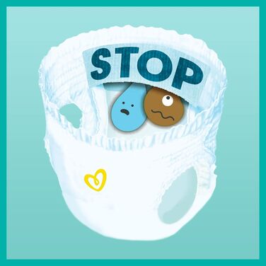 Нічні підгузки-трусики Pampers Night Pants, розмір 6 (15+ кг), 19 шт. — максимальний захист на ніч