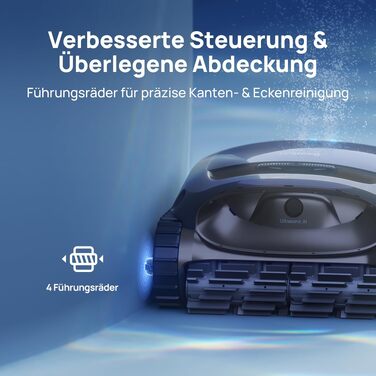 Робот-пилосос для басейну Beatbot AquaSense 2 з кришкою, акумуляторний, для чищення дна та стін, з функцією паркування, синій 