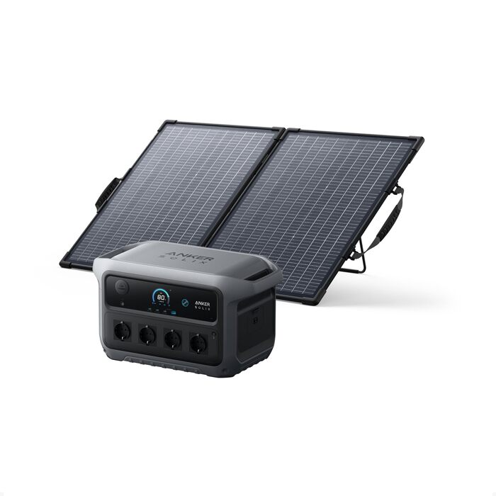 Портативна зарядна станція Anker SOLIX C2000 Gen 2 2048Вт-год, 2400Вт (пік 4000Вт), LiFePO4 акумулятор, сонячний генератор для кемпінгу та дому