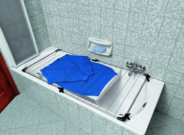 Сушарка для білизни на ванну Metaltex Cervino Plus, металева