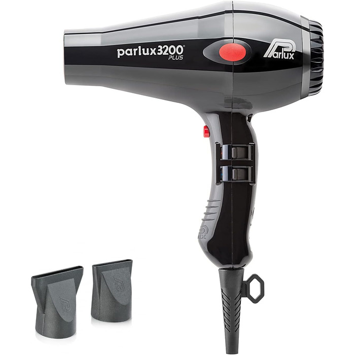 Фен Parlux 3200 Plus чорний, професійний, італійський