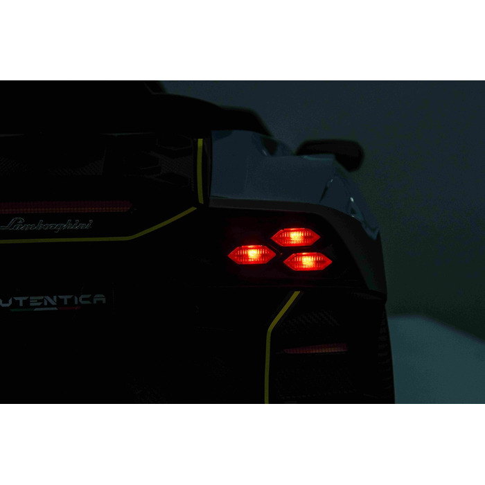 Дитячий електромобіль Lamborghini INVENCIBLE на акумуляторі з LED-освітленням, MP3 та пультом керування, 4x35W