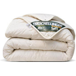 Всесезонна ковдра Terschellinger з 100% вовни IWS (Woolmark), 135x200 см, преміум-якість
