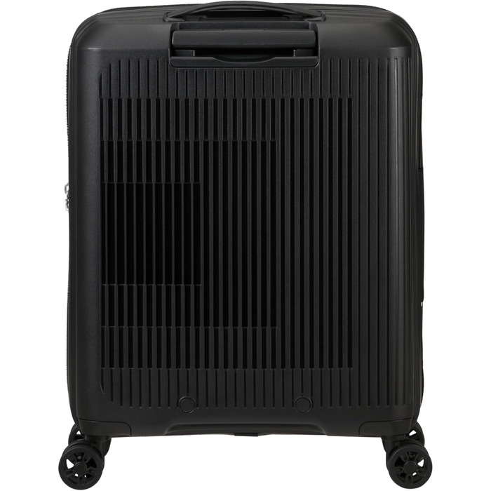 Валіза American Tourister Aerostep Spinner S, розширювана, 55 см, 36/40 л, чорна, ручна поклажа