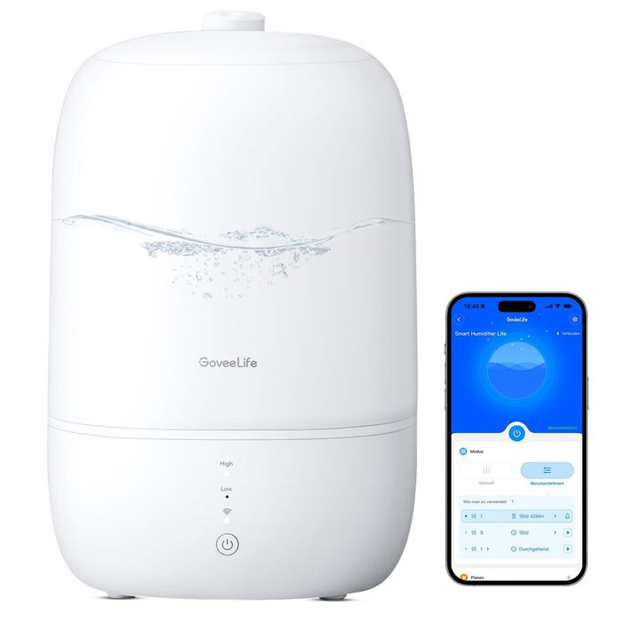 Зволожувач повітря GoveeLife Smart 3L з аромадифузором та нічником для спальні, дитячої, рослин