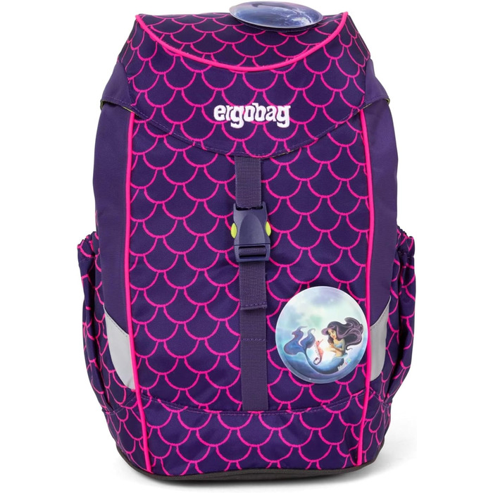 Дитячий рюкзак ergobag mini, ергономічний, 10 л, для А4, ліловий Perlentauchbär