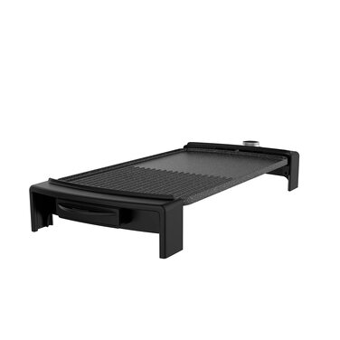 Електричний гриль Cecotec Tasty&Grill 2000 InoxStone, антипригарна панель Rockwater, 2000 Вт, регулятор температури, корпус із нержавіючої сталі