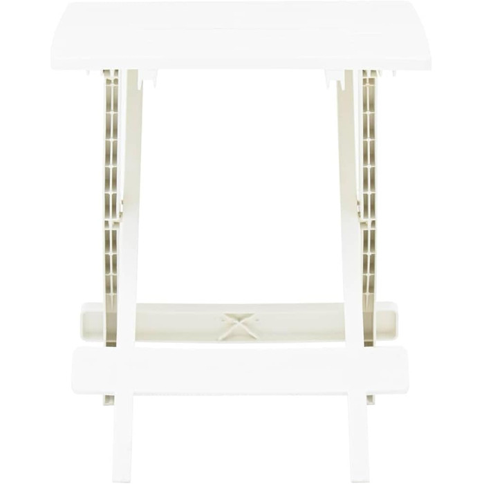 Квадратний складаний кемпінговий стіл Made in Italy, 44x50x44 см, білий