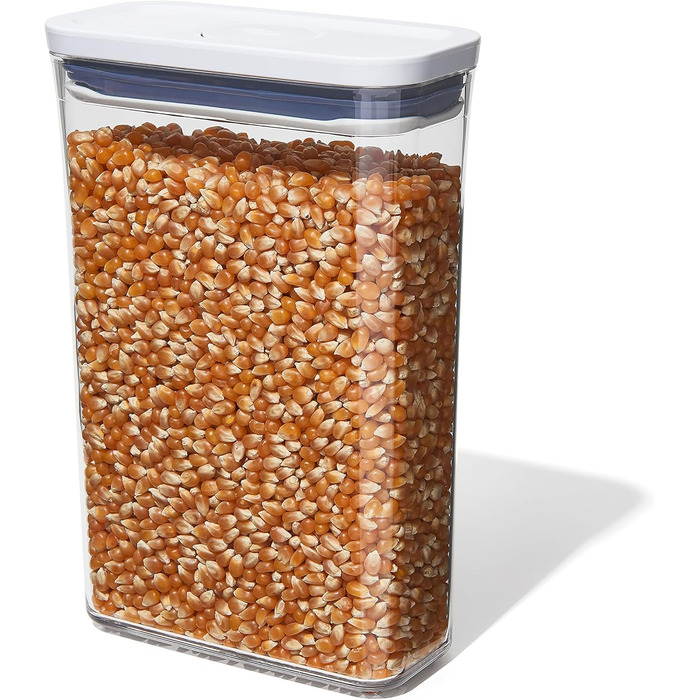 OXO Good Grips POP контейнер для зберігання продуктів, герметичний, пластиковий, прямокутний, 1,8 л, для снеків та харчових продуктів