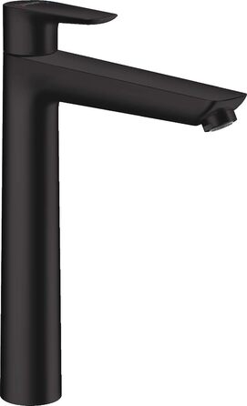 Змішувач для ванної кімнати Hansgrohe Talis E, чорний мат, висота виливу 110 мм, водозберігаючий (EcoSmart)