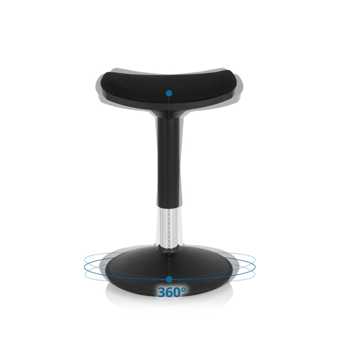 Табурет / Допоміжний засіб для стояння BALANCE SIT I B Тканина чорна hjh OFFICE