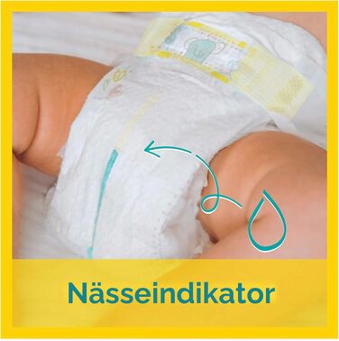 Дитячі підгузки Pampers розмір 1 (2-5 кг), 100 шт (2 упаковки по 50 шт), місячний запас
