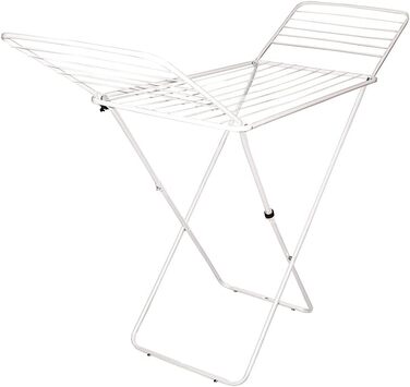 Сушарка для білизни SEPIO, підлогова, металева, 18 м, 178,5x54x104,5 см, біла, міцна та стабільна