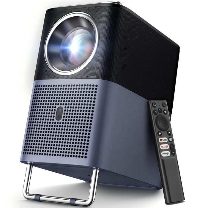 Проєктор TCL A1s 4K Full HD Google TV/Netflix: Dolby Audio, Bluetooth, WiFi, Автофокус, Корекція трапеції 6D для дому та ігор