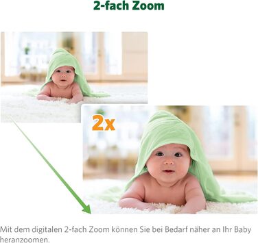 Радіоняня LeapFrog LF2423 з камерою, відеодисплей 2.8