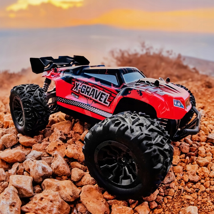 Радіокерований монстр-трак Overmax X-Gravel RC 1:20 (швидкість до 20 км/год)