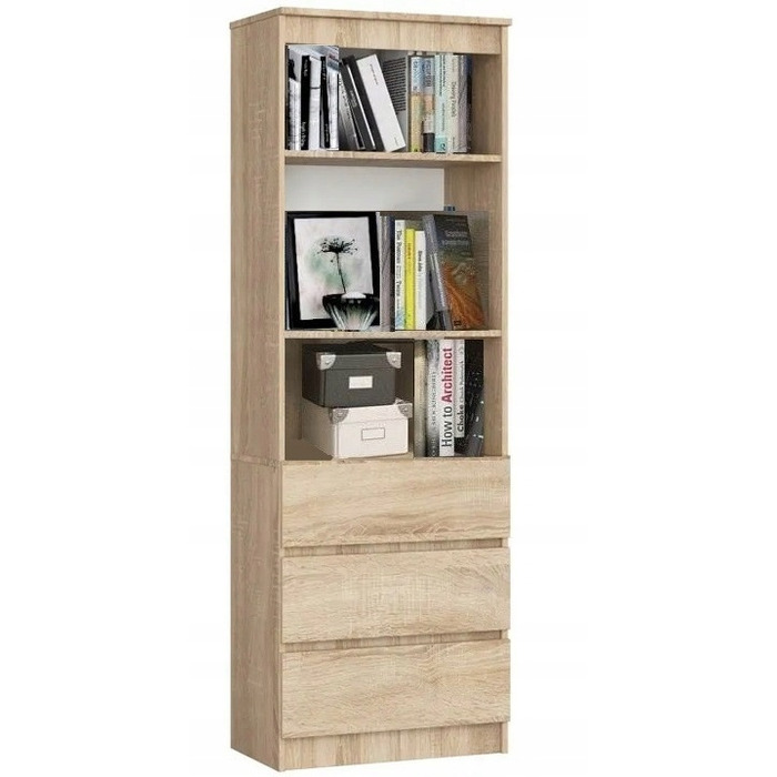 Стелаж Akord 60 x 180 x 35 см, дуб сонома