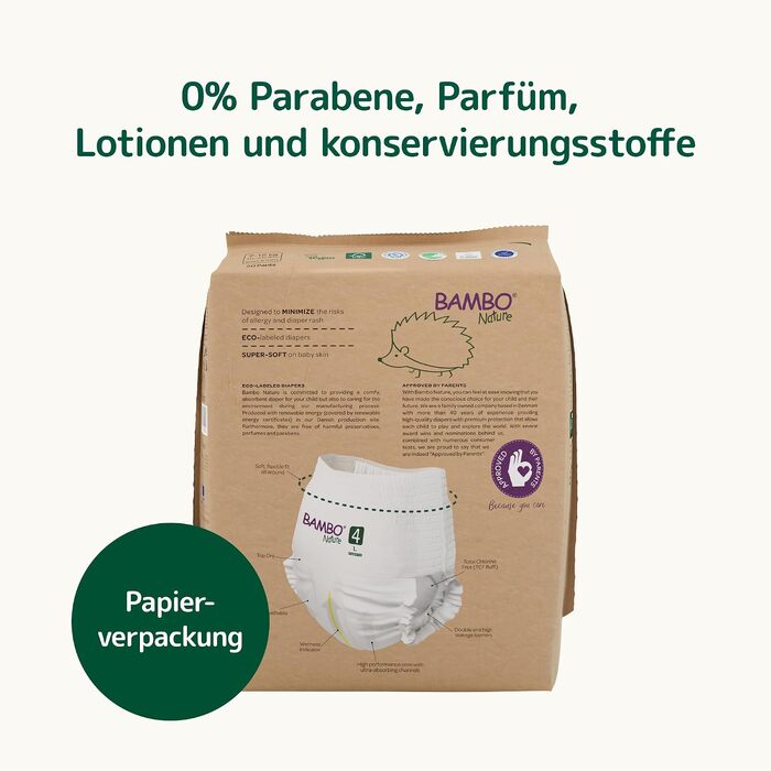 Тренувальні трусики Bambo Nature Premium для привчання до горщика, розмір 6 (15+ кг), XXL, 90 шт, екологічні та гіпоалергенні
