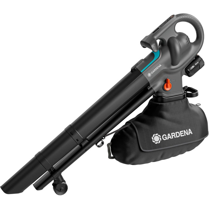 Пилосос-подрібнювач листя Gardena PowerJetCollect з потужним всмоктуванням та металевим ротором