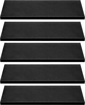 Килимки для сходів BigDean 5 шт 75x25 см чорні