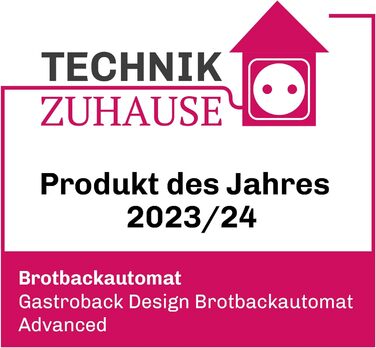 Хлібопіч Gastroback 42823 Design Advanced, 18 програм, нержавіюча сталь, автоматичний дозатор, для 500/750/1000 г, таймер, оглядове вікно, срібляста