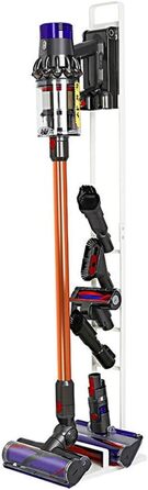 Підставка-органайзер Bison для акумуляторних пилососів Dyson V6, V7, V8, V10, V11, V15, DC30, DC31, DC34, DC35, біла, тримач-рамка