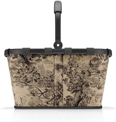 Сумка-шопер Reisenthel Carry Bag – стабільний кошик для покупок з великим об'ємом та практичною внутрішньою кишенею. Елегантний та водостійкий дизайн (Jacquard Brown, Single)