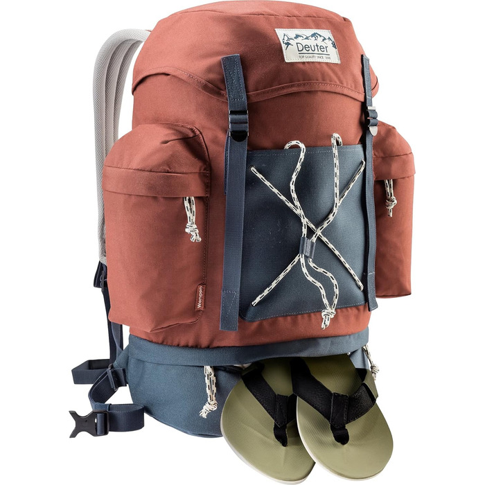 Рюкзак Deuter Wengen Vintage 25 л, червоно-синій, міський