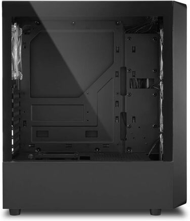 Комп'ютерний корпус Sharkoon TK4 RGB зі скляною панеллю, підсвітка RGB, для ігрового ПК