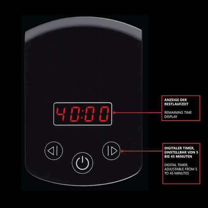 Морозивниця Unold 48855 Gelato, 1.5 л, 12 Вт, LCD-дисплей, цифровий таймер, BPA-free, для веганського, безлактозного та стевієвого морозива