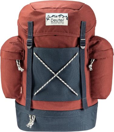 Рюкзак Deuter Wengen Vintage 25 л, червоно-синій, міський