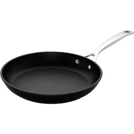 Сковорода Le Creuset антипригарна алюмінієва, 28 см, для всіх типів плит, включно з індукцією, антрацит/срібло