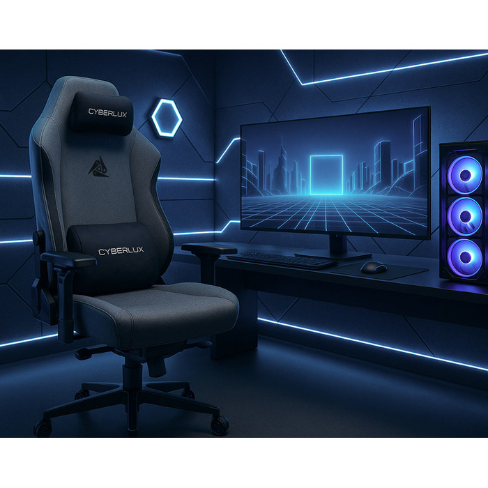 Геймерське крісло Cyberlux Ares Grey (арт. GM-405 G)