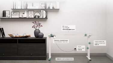 Каркас Mealux Powerframe Duo White (арт. BS-20 White)
